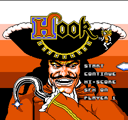 Hook (Japan) Title Screen